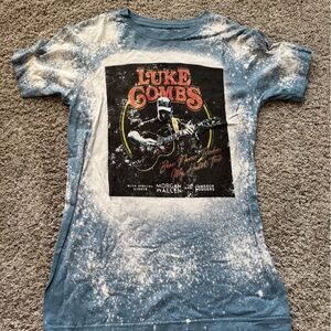 Blue Luke Combs Graphic T-Shirt